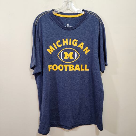 Colosseum Michigan Football double sided graphic short sleeve shirt men's sz XXL - Picture 1 of 6